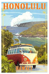 Affiche Surf Honolulu