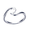 Bague Vague Surf Argent
