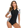 Maillot de Bain Surf Femme - Tahiti (Manche courte)