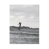 Poster Surf Noir et Blanc