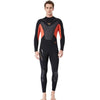 Combinaison Surf Homme 3/2 - Rouge & Noir