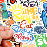 Sticker Surf - Pack de 50 PCS