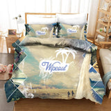 housse de couette beige sable