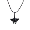 Collier Raie Manta Noir