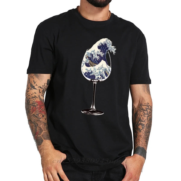 T-Shirt Surf - Vague Verre