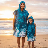 Poncho Plage - Adulte Bord de Mer