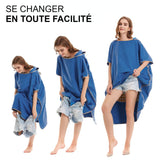 Poncho Surf Polaire - Navy