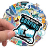 Lot Sticker Surf 10 / 30 / 50pcs