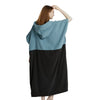 Poncho Bleu Noir Surf