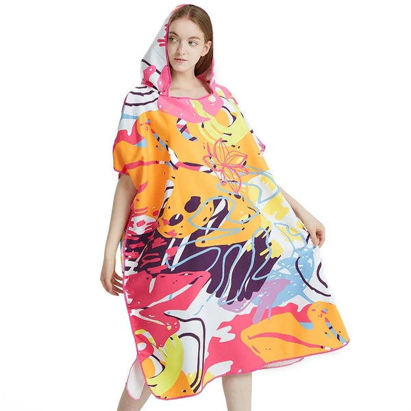 Poncho Microfibre Femme