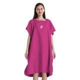 Cape de Bain Homme Femme Surf magenta