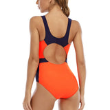 Maillot de Bain Surf - Orange et Bleu (1 Pièce)