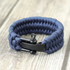bracelet paracorde bleu