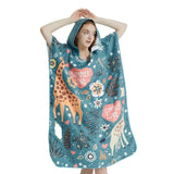 Poncho Plage Femme