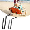 BlissfulAbode Porte-vélo pour planche de surf – Support pour planche de surf compatible avec les planches de surf et les planches à neige (noir), MX9AY4T96M4580WXH1K15UU BlissfulAbode Porte-vélo pour planche de surf – Support pour planche de surf compatible avec les planches de surf et les planches à neige (noir), MX9AY4T96M4580WXH1K15UU
