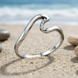 Bague Vague Argent 925
