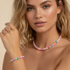 bijoux heishi multicolore