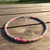 collier fluo femme multicolore