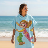 Poncho Surf Fille - Plongeuse