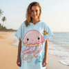 Poncho Surf - Méduse Kawaii