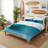 housse de couette avec surfeur