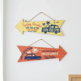 Décoration Surf - Panneau Direction Plage