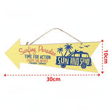 Décoration Surf - Panneau Direction Plage