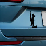 Sticker Surf - Sirène (12 cm)