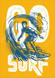 Affiche Surf Ancienne