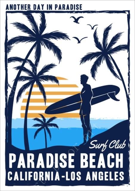 Affiche Surf California