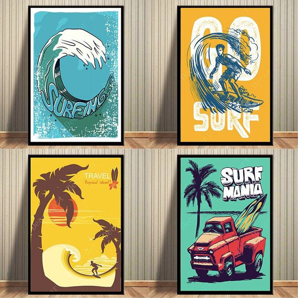 Affiche Surf - Hawaii