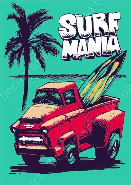 Affiche Surf Vintage