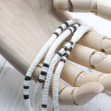 Collier Surf - Noir et Blanc