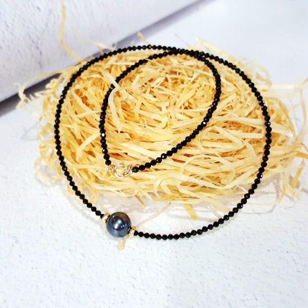 Collier Perle de Tahiti Noir