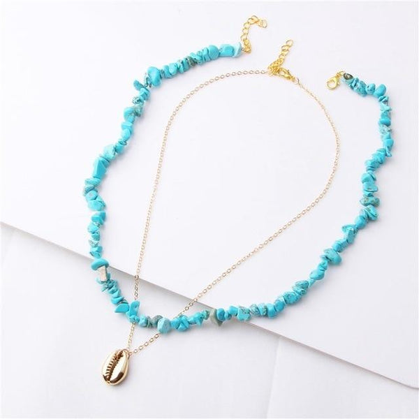 Collier Turquoise Perle
