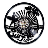 Horloge Surf Murale - "Fish Bone"