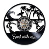 Horloge Surf Murale - "Surf With Me"