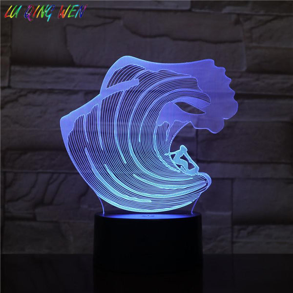 Lampe Surf 3D - Barrel