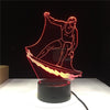Lampe Surfeur 3D