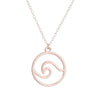Collier Vague Or Rose