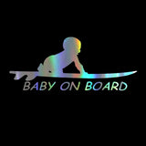 Sticker Surf - Take-Off de Bébé (15x6 cm)