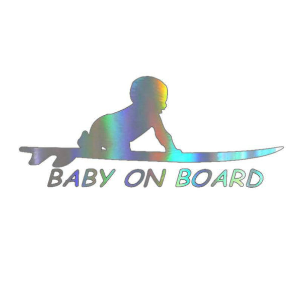 Sticker Surf - Take-Off de Bébé (15x6 cm)