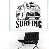 Sticker Surf Van 
