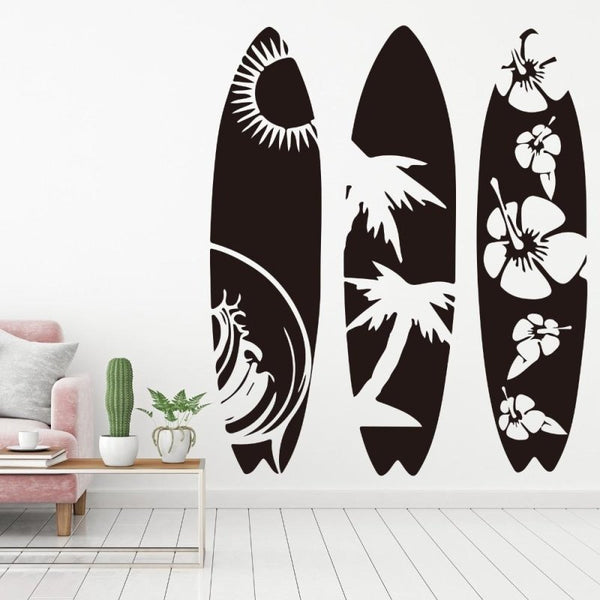 Stickers Surfeurs - Set de 3 planches