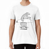 T-shirt Surf Humour - L'Ours Rider