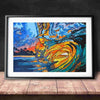 Tableau Surf Abstrait - Hawaii