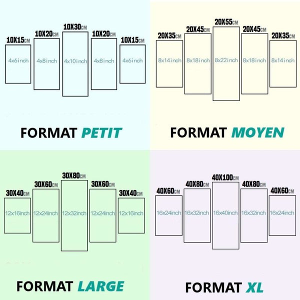 Tableau Surf - Timelaps (5 PCS)